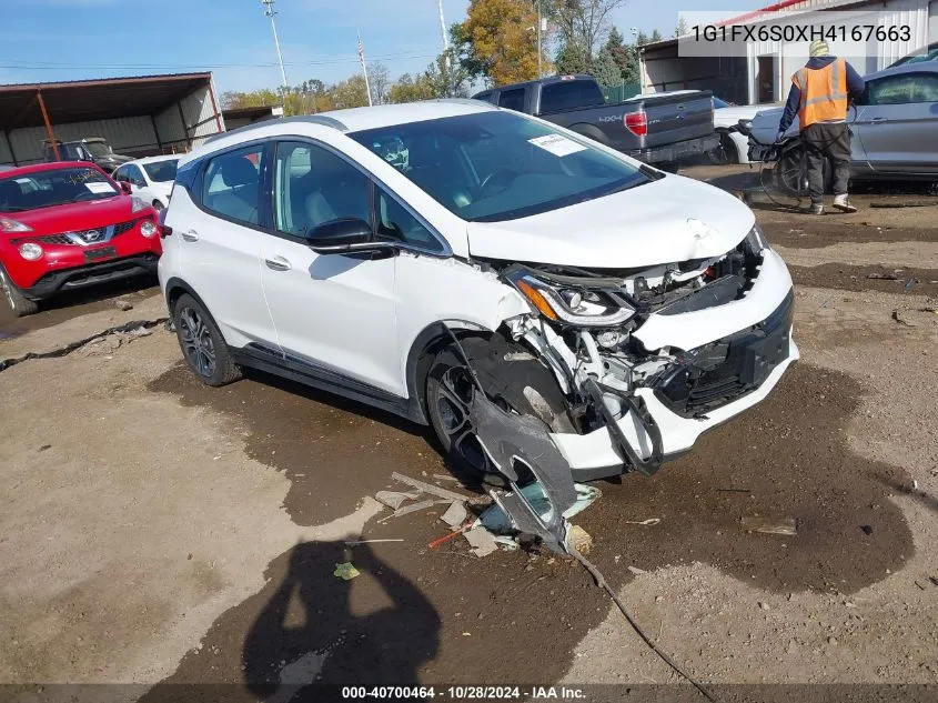 1G1FX6S0XH4167663 2017 Chevrolet Bolt Ev Premier