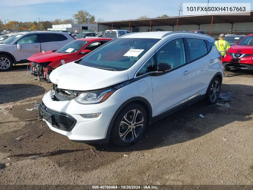 1G1FX6S0XH4167663 2017 Chevrolet Bolt Ev Premier