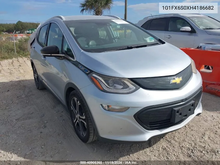 2017 Chevrolet Bolt Ev Premier VIN: 1G1FX6S0XH4186682 Lot: 40905365