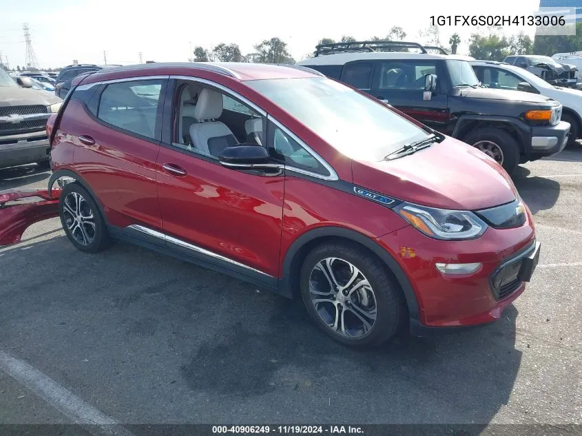 2017 Chevrolet Bolt Ev Premier VIN: 1G1FX6S02H4133006 Lot: 40906249