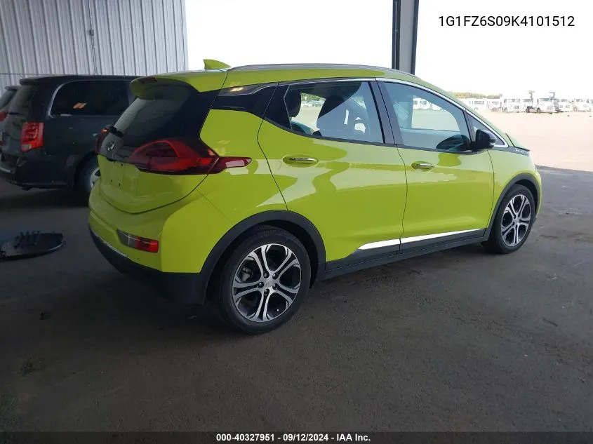 1G1FZ6S09K4101512 2019 Chevrolet Bolt Ev Premier