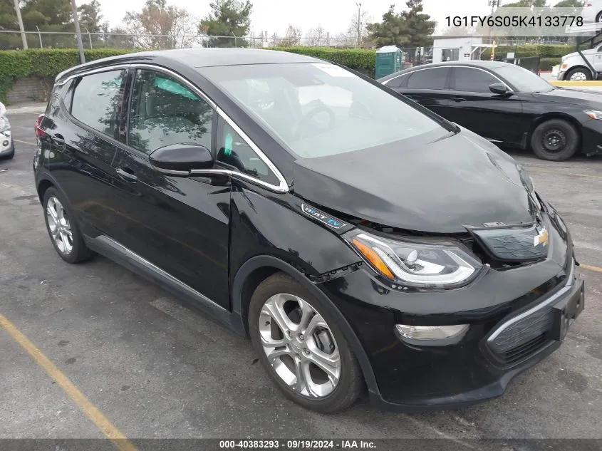 2019 Chevrolet Bolt Ev Lt VIN: 1G1FY6S05K4133778 Lot: 40383293