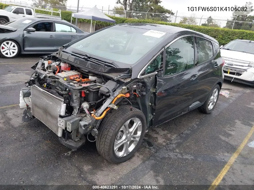 1G1FW6S01K4106082 2019 Chevrolet Bolt Ev Lt