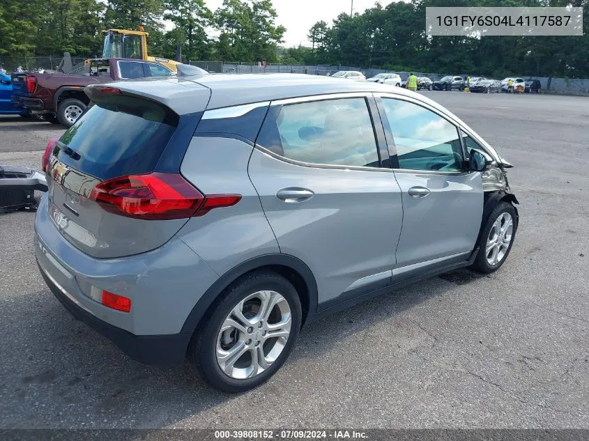 1G1FY6S04L4117587 2020 Chevrolet Bolt Ev Fwd Lt