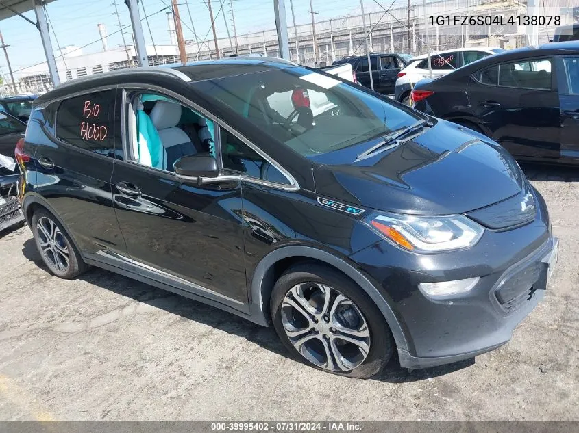 2020 Chevrolet Bolt Ev Fwd Premier VIN: 1G1FZ6S04L4138078 Lot: 39995402