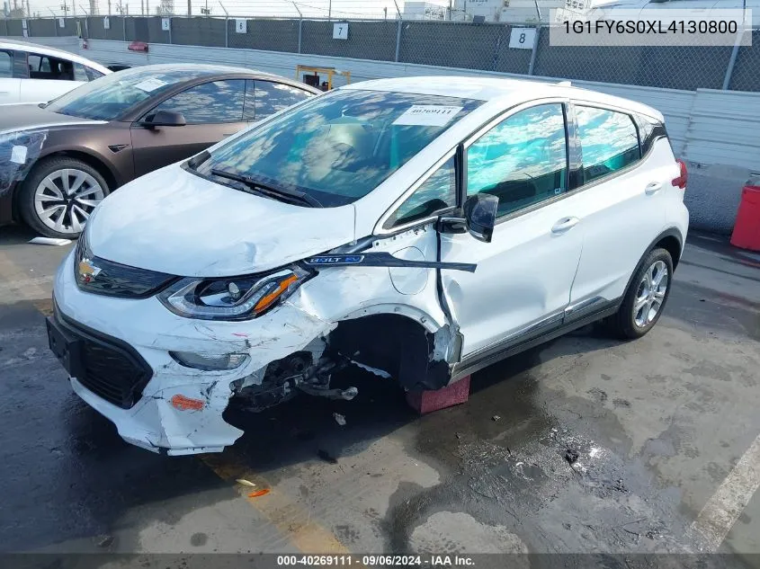 2020 Chevrolet Bolt Ev Fwd Lt VIN: 1G1FY6S0XL4130800 Lot: 40269111