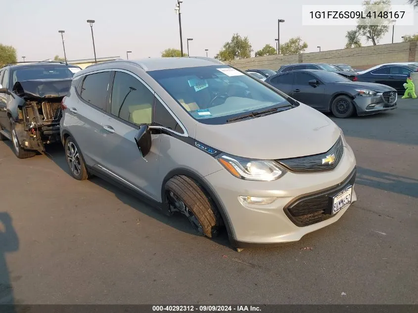 2020 Chevrolet Bolt Ev Fwd Premier VIN: 1G1FZ6S09L4148167 Lot: 40292312