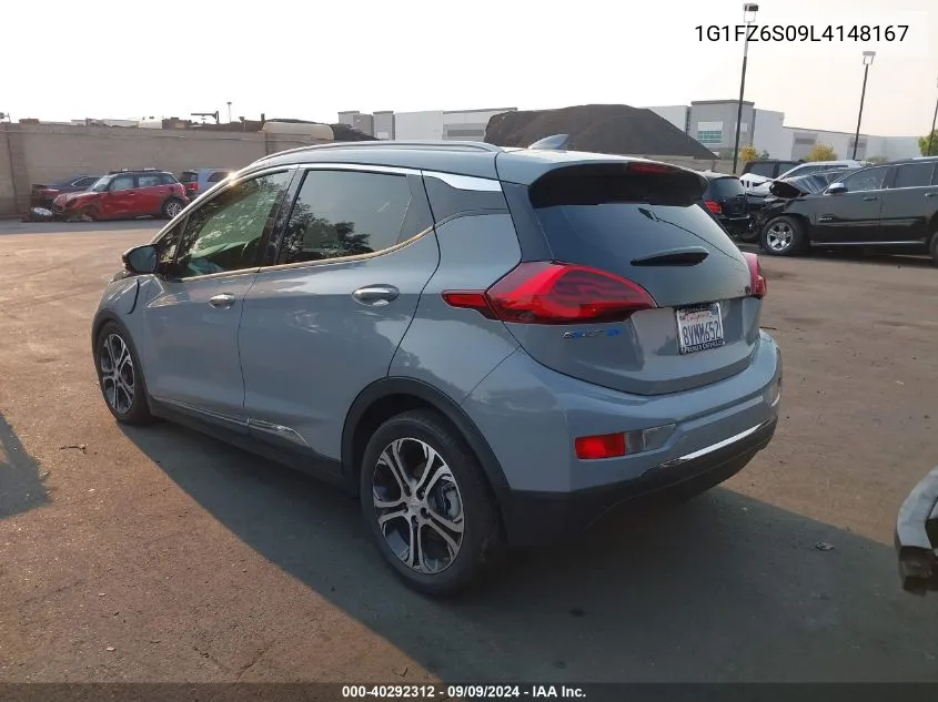 2020 Chevrolet Bolt Ev Fwd Premier VIN: 1G1FZ6S09L4148167 Lot: 40292312