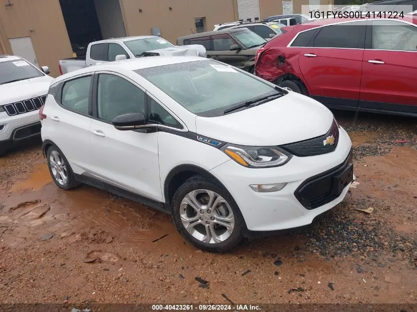 2020 Chevrolet Bolt Ev Fwd Lt VIN: 1G1FY6S00L4141224 Lot: 40423261