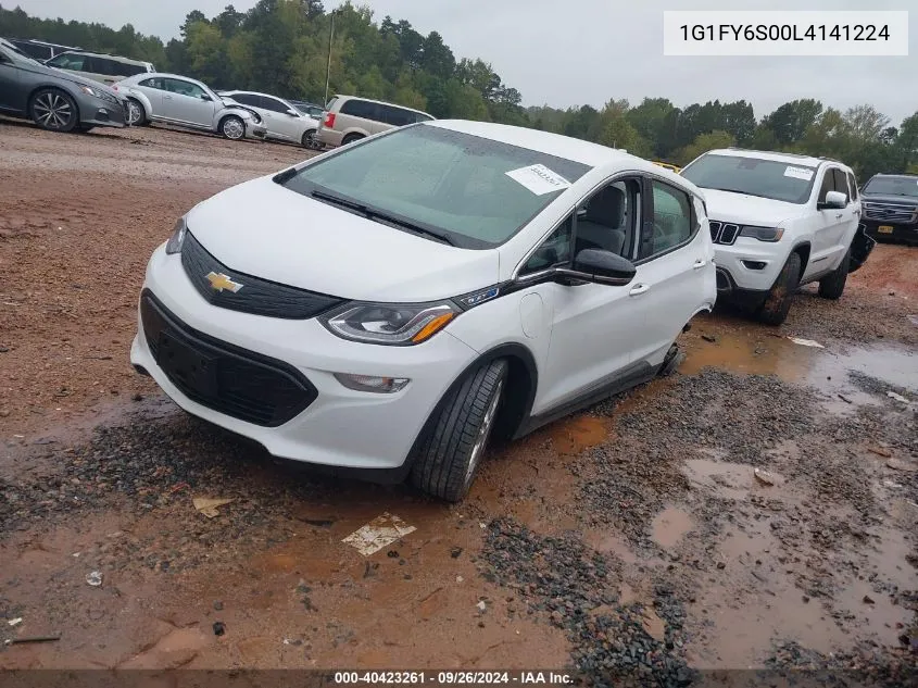 2020 Chevrolet Bolt Ev Fwd Lt VIN: 1G1FY6S00L4141224 Lot: 40423261