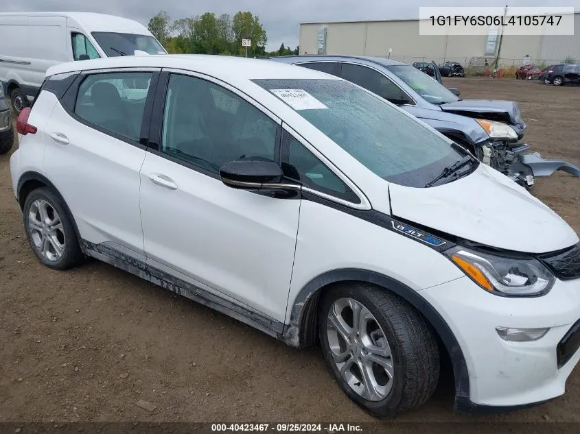 2020 Chevrolet Bolt Ev Fwd Lt VIN: 1G1FY6S06L4105747 Lot: 40423467