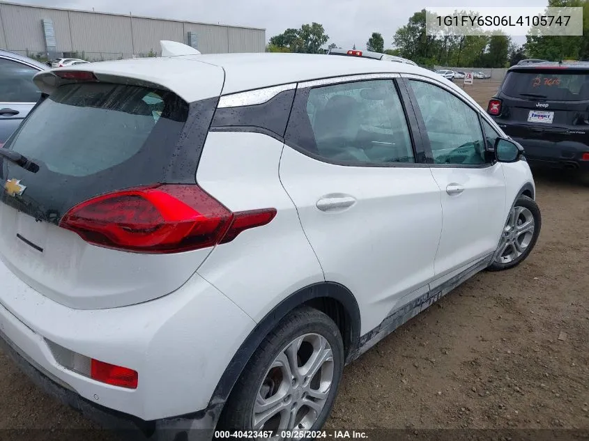 2020 Chevrolet Bolt Ev Fwd Lt VIN: 1G1FY6S06L4105747 Lot: 40423467