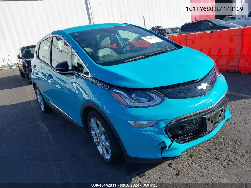 2020 Chevrolet Bolt Ev Fwd Lt VIN: 1G1FY6S02L4148109 Lot: 40442031