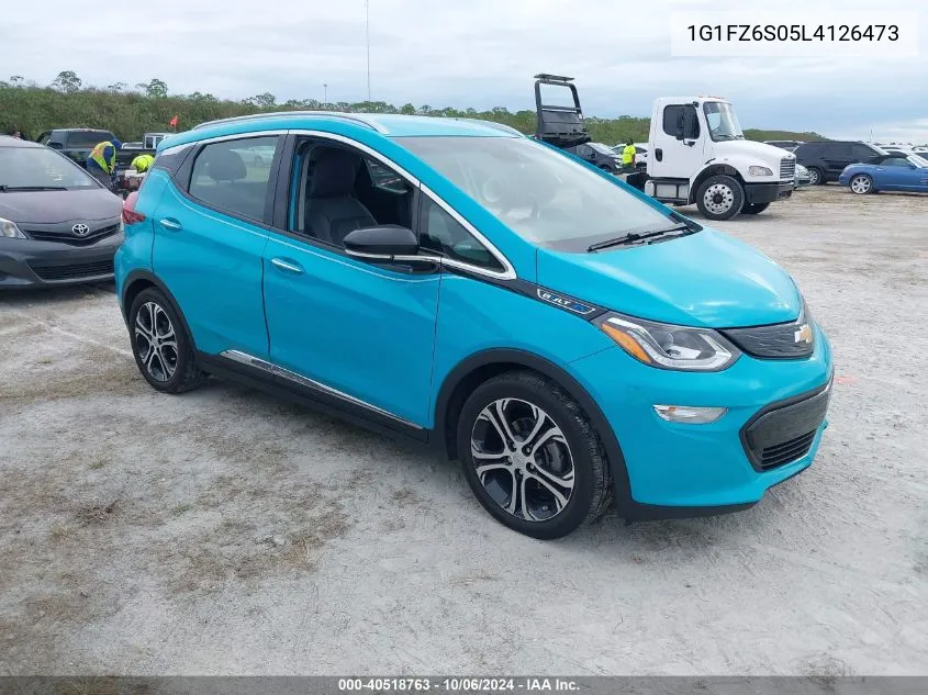 2020 Chevrolet Bolt Ev Fwd Premier VIN: 1G1FZ6S05L4126473 Lot: 40518763