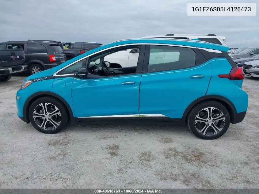 2020 Chevrolet Bolt Ev Fwd Premier VIN: 1G1FZ6S05L4126473 Lot: 40518763