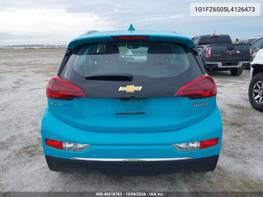 2020 Chevrolet Bolt Ev Fwd Premier VIN: 1G1FZ6S05L4126473 Lot: 40518763