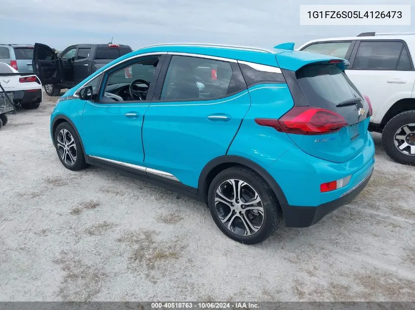 2020 Chevrolet Bolt Ev Fwd Premier VIN: 1G1FZ6S05L4126473 Lot: 40518763