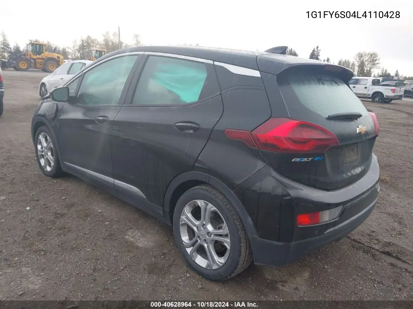 2020 Chevrolet Bolt Ev Fwd Lt VIN: 1G1FY6S04L4110428 Lot: 40628964