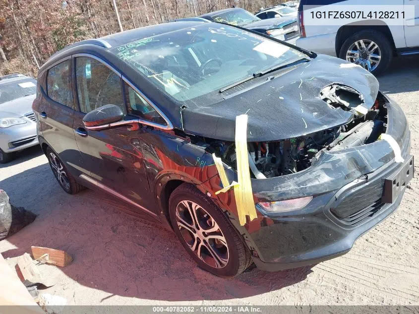 2020 Chevrolet Bolt Ev Fwd Premier VIN: 1G1FZ6S07L4128211 Lot: 40782052