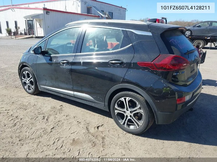 2020 Chevrolet Bolt Ev Fwd Premier VIN: 1G1FZ6S07L4128211 Lot: 40782052