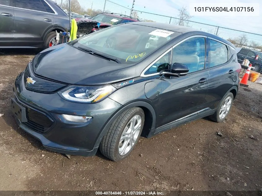 2020 Chevrolet Bolt Ev Fwd Lt VIN: 1G1FY6S04L4107156 Lot: 40784846