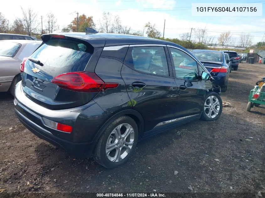 2020 Chevrolet Bolt Ev Fwd Lt VIN: 1G1FY6S04L4107156 Lot: 40784846