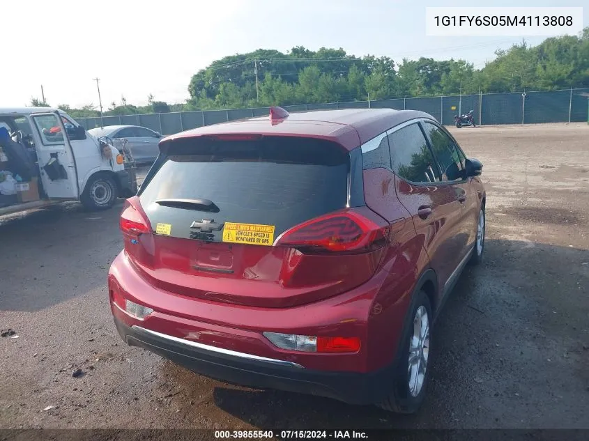 1G1FY6S05M4113808 2021 Chevrolet Bolt Ev Fwd Lt