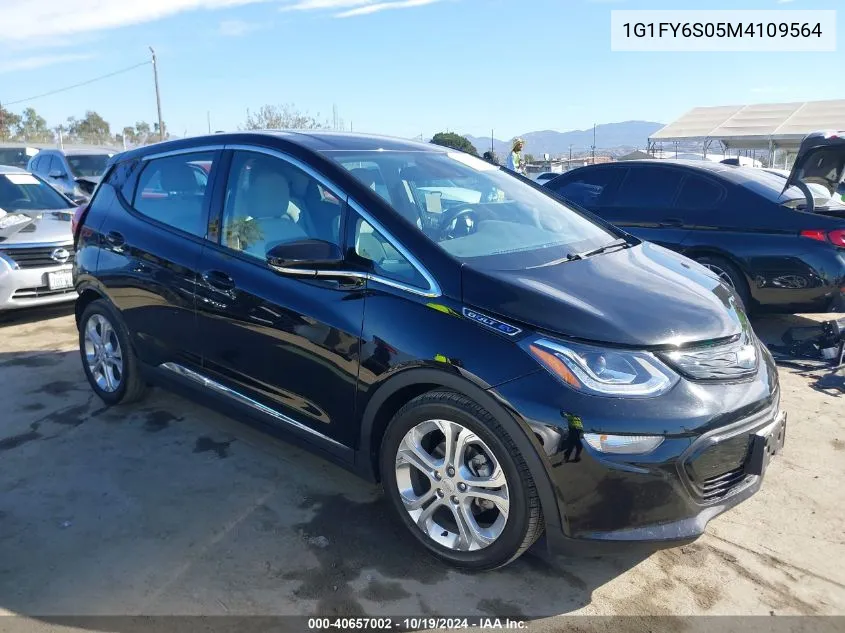 2021 Chevrolet Bolt Ev Fwd Lt VIN: 1G1FY6S05M4109564 Lot: 40657002