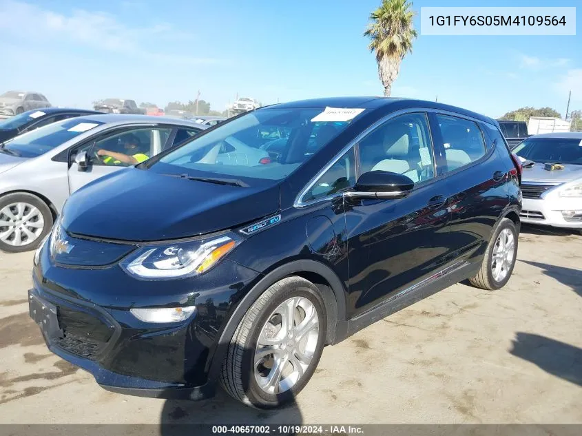 2021 Chevrolet Bolt Ev Fwd Lt VIN: 1G1FY6S05M4109564 Lot: 40657002