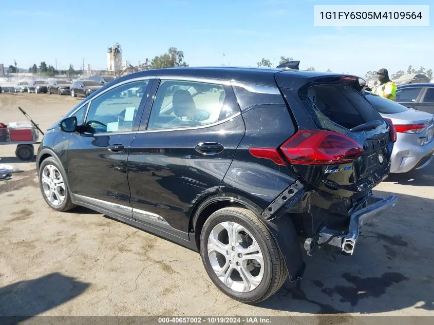 2021 Chevrolet Bolt Ev Fwd Lt VIN: 1G1FY6S05M4109564 Lot: 40657002