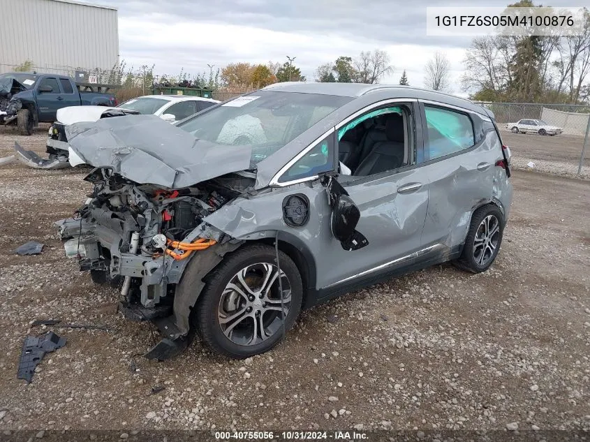 1G1FZ6S05M4100876 2021 Chevrolet Bolt Ev Fwd Premier