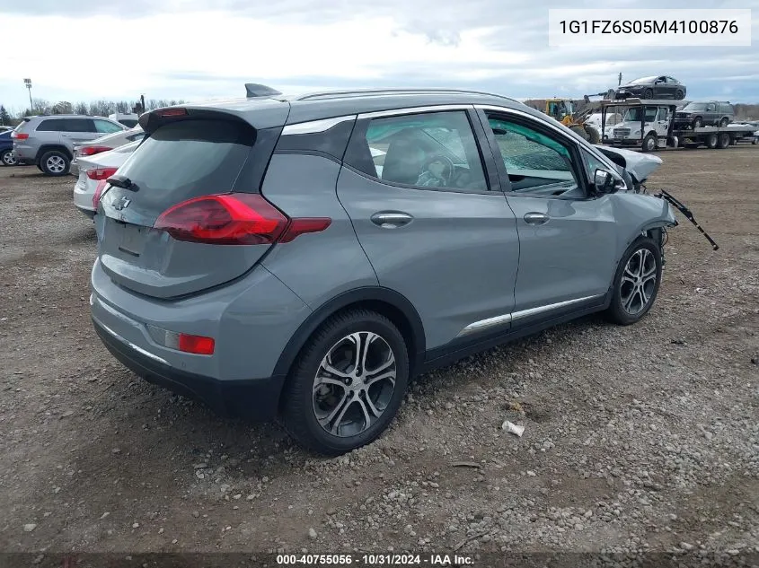 1G1FZ6S05M4100876 2021 Chevrolet Bolt Ev Fwd Premier