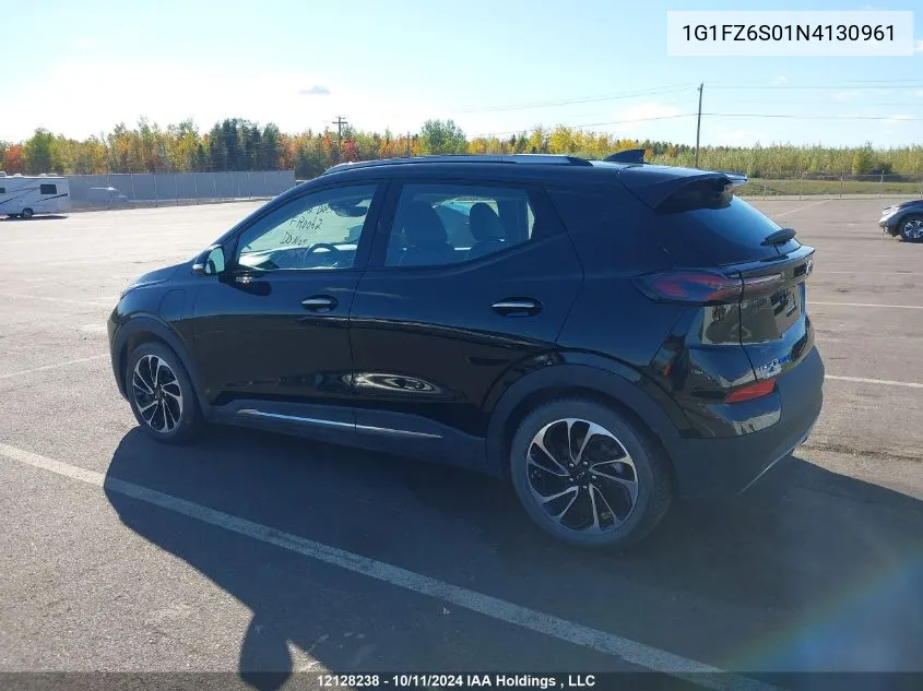 2022 Chevrolet Bolt Euv Premier VIN: 1G1FZ6S01N4130961 Lot: 12128238