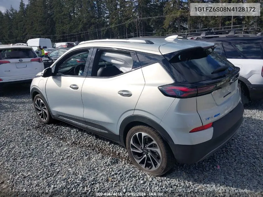 2022 Chevrolet Bolt Euv Fwd Premier VIN: 1G1FZ6S08N4128172 Lot: 40474015