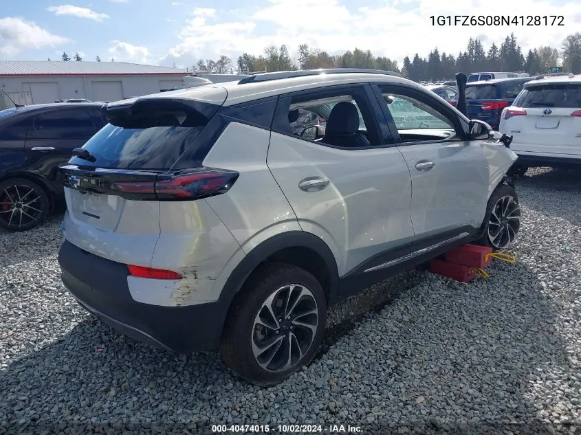 2022 Chevrolet Bolt Euv Fwd Premier VIN: 1G1FZ6S08N4128172 Lot: 40474015