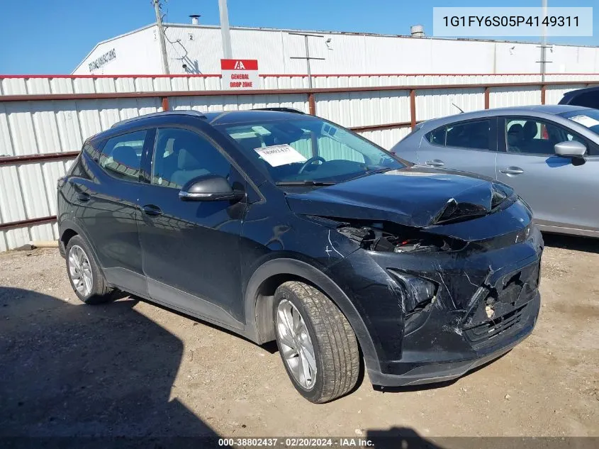 2023 Chevrolet Bolt Euv Fwd Lt VIN: 1G1FY6S05P4149311 Lot: 38802437