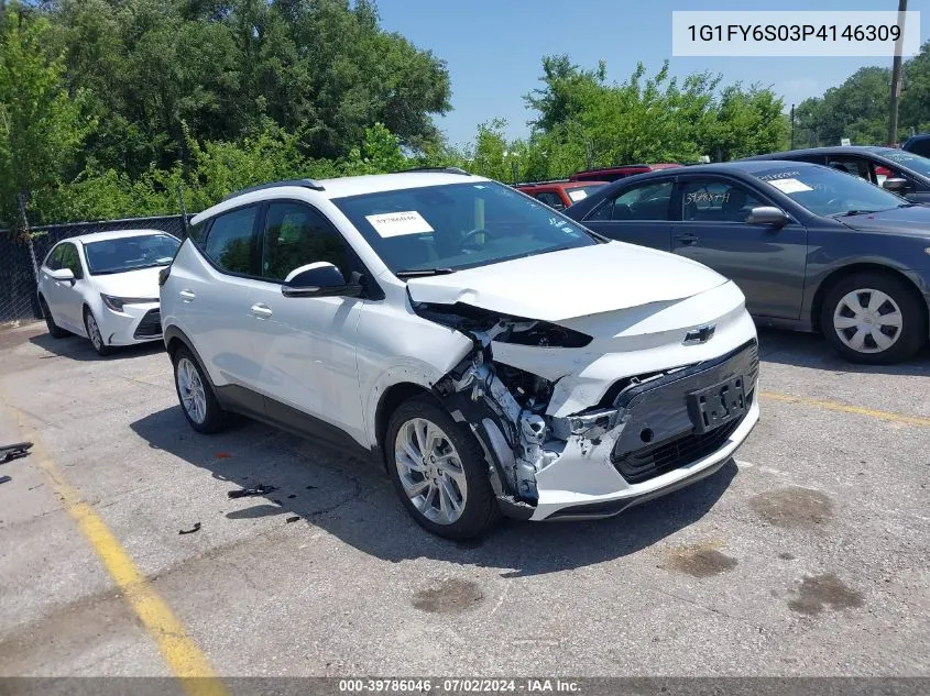 2023 Chevrolet Bolt Euv Fwd Lt VIN: 1G1FY6S03P4146309 Lot: 39786046