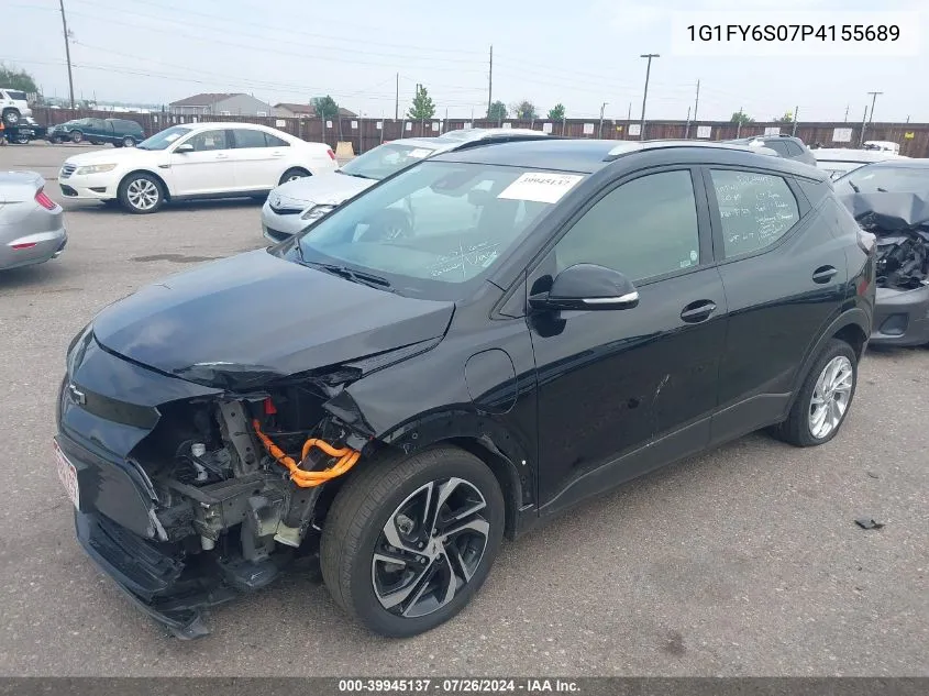 2023 Chevrolet Bolt Euv Fwd Lt VIN: 1G1FY6S07P4155689 Lot: 39945137