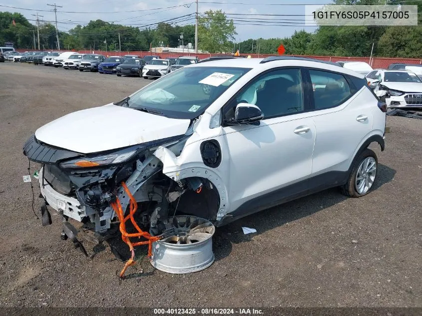 2023 Chevrolet Bolt Euv Fwd Lt VIN: 1G1FY6S05P4157005 Lot: 40123425