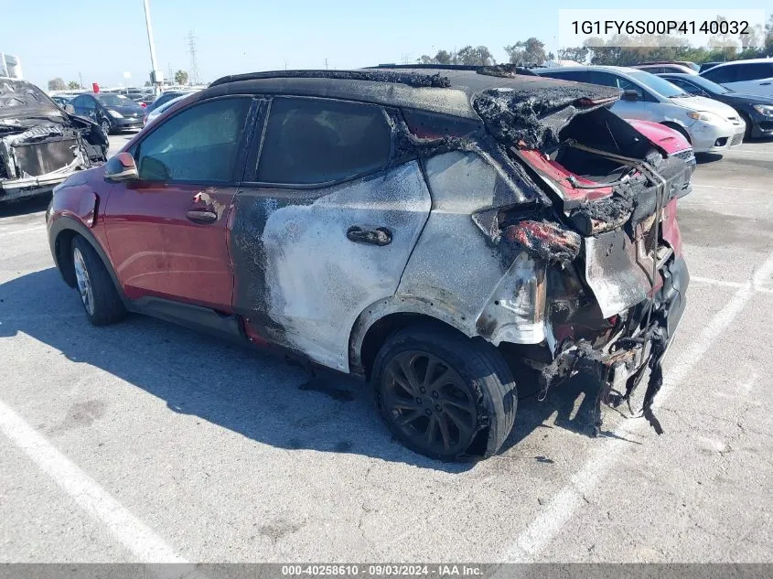 2023 Chevrolet Bolt Euv Fwd Lt VIN: 1G1FY6S00P4140032 Lot: 40258610