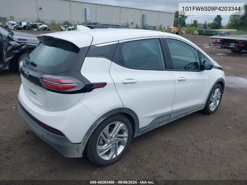 2023 Chevrolet Bolt Ev Fwd 1Lt VIN: 1G1FW6S09P4203344 Lot: 40293458