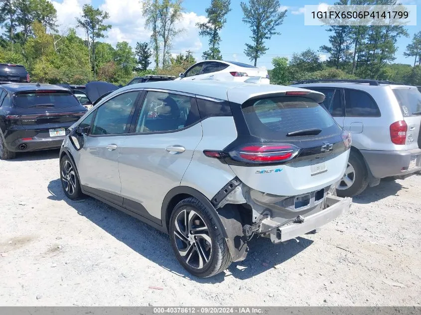 1G1FX6S06P4141799 2023 Chevrolet Bolt Ev 2Lt