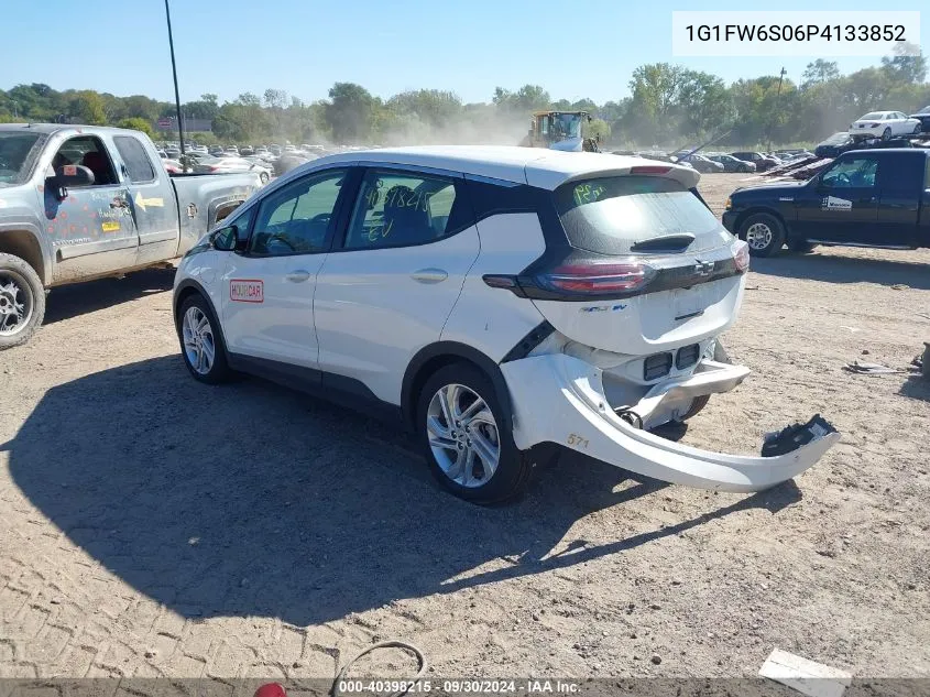 2023 Chevrolet Bolt Ev 1Lt VIN: 1G1FW6S06P4133852 Lot: 40398215