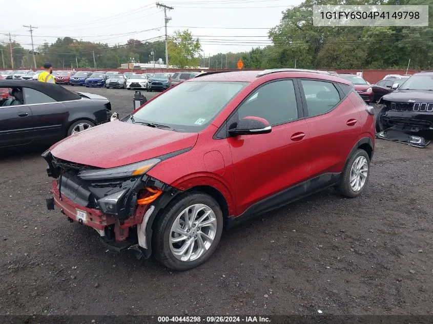 2023 Chevrolet Bolt Euv Fwd Lt VIN: 1G1FY6S04P4149798 Lot: 40445298