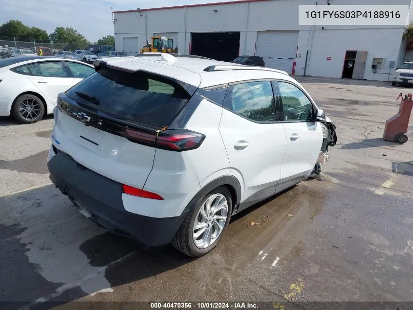 2023 Chevrolet Bolt Euv Fwd Lt VIN: 1G1FY6S03P4188916 Lot: 40470356