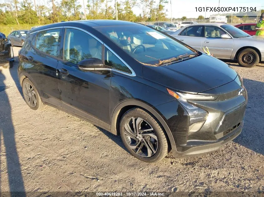 2023 Chevrolet Bolt Ev Fwd 2Lt VIN: 1G1FX6S0XP4175194 Lot: 40619283