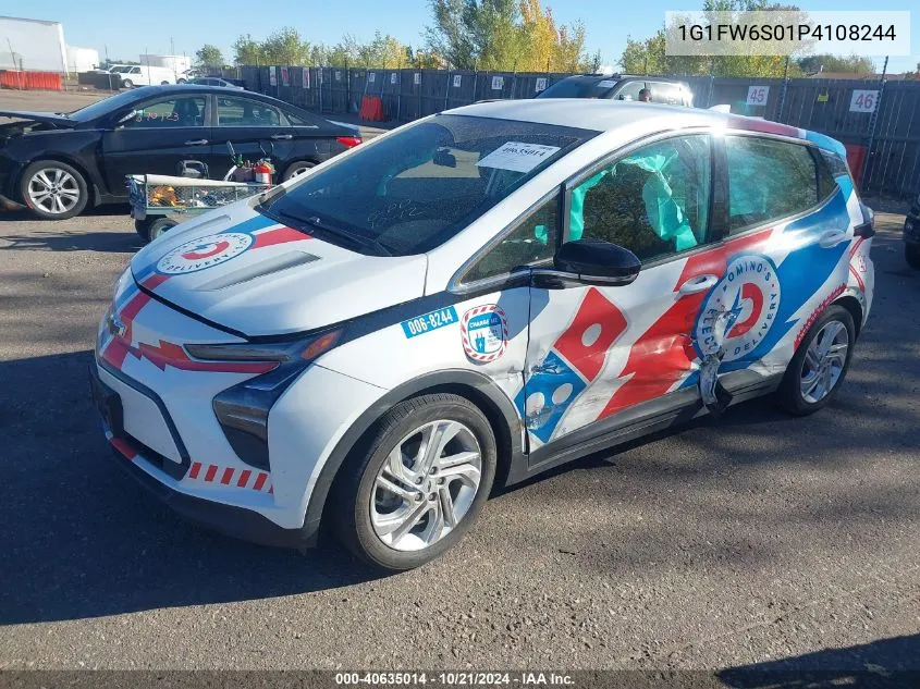 2023 Chevrolet Bolt Ev Fwd 1Lt VIN: 1G1FW6S01P4108244 Lot: 40635014