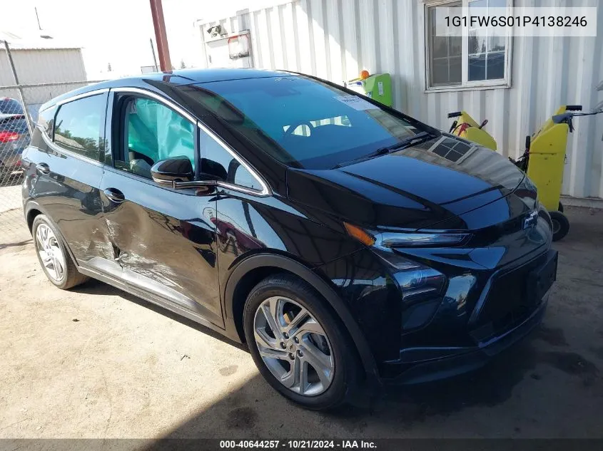 2023 Chevrolet Bolt Ev 1Lt VIN: 1G1FW6S01P4138246 Lot: 40644257