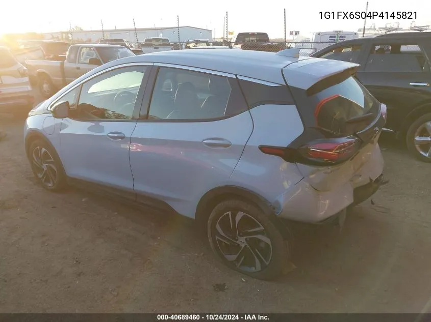 2023 Chevrolet Bolt Ev 2Lt VIN: 1G1FX6S04P4145821 Lot: 40689460