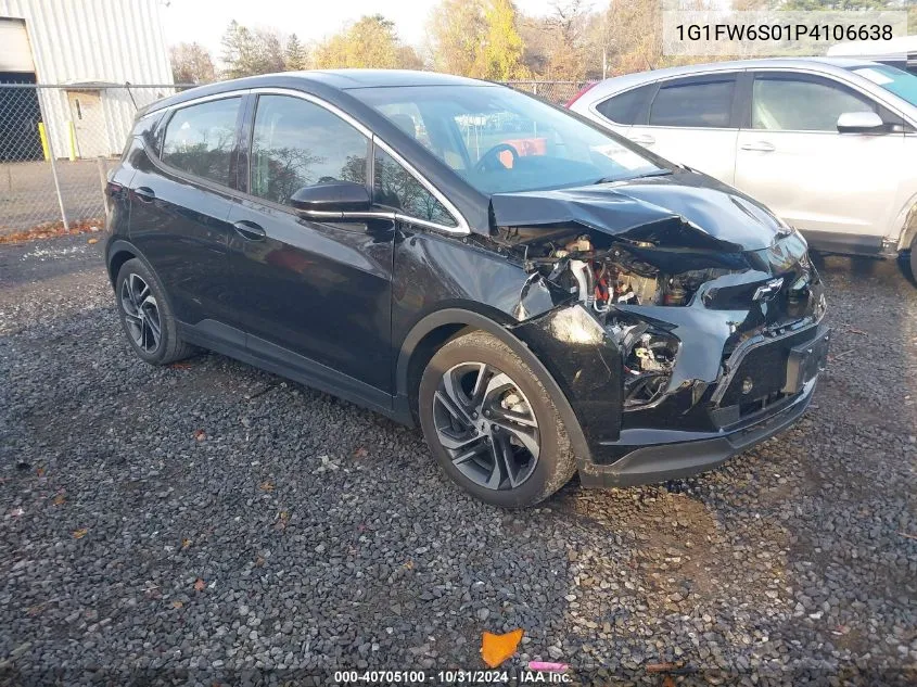 1G1FW6S01P4106638 2023 Chevrolet Bolt Ev Fwd 1Lt